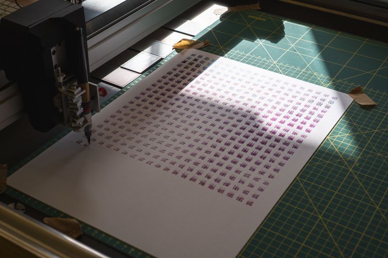 Artwork from project The Drawing Machine